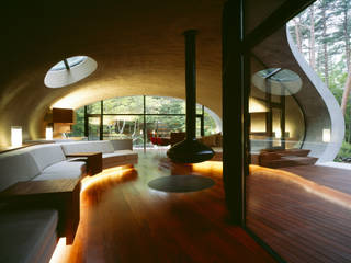 SHELL, ARTechnic architects / アールテクニック ARTechnic architects / アールテクニック Modern Living Room