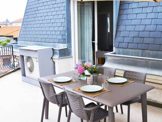 Appartement de vacances - Biarritz, Espaces à Rêver Espaces à Rêver Klassischer Balkon, Veranda & Terrasse