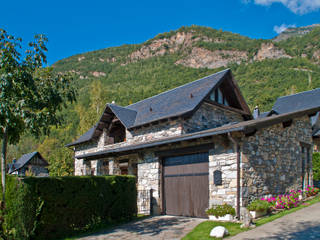 Casas unifamiliares en el Pirineo, Ferraz Arquitectos Ferraz Arquitectos Nhà phong cách đồng quê