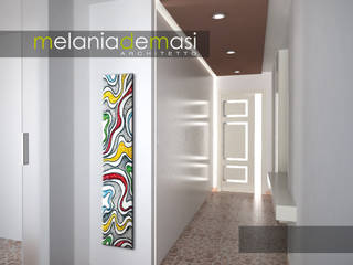 Casa Napoletana, melania de masi architetto melania de masi architetto Corridor, hallway & stairs