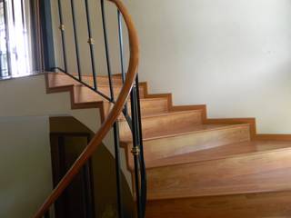 Instalacion de Dulea Laminada y Persianas, Casa Bamboo Decoracion Casa Bamboo Decoracion Classic style corridor, hallway and stairs