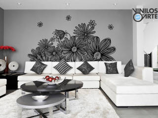 -, Vinilos con Arte Vinilos con Arte Modern living room