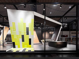 Parador mit neuer Markenskulptur auf der Domotex 2014, D’art Design Gruppe GmbH D’art Design Gruppe GmbH Espacios comerciales