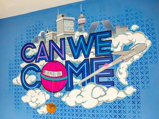 COME WE COME?, Viewer Viewer モダンな 壁&床