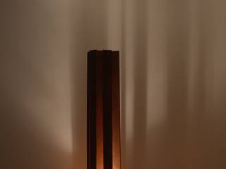 Cor-ten lamp , Design art Design art Salas de estar minimalistas