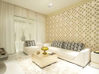 2BHK Residential Project in Kandivali, shahen mistry architects shahen mistry architects Eclectic style living room