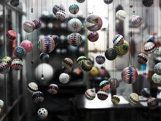 색실공temari ball, 모리공방 모리공방 Kunst Kunstobjekte