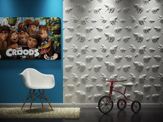 3D-Effekt: Dekorative Wandpaneele mit dem gewissen Etwas, Loft Design System Deutschland - Wandpaneele aus Bayern Loft Design System Deutschland - Wandpaneele aus Bayern Modern Kid's Room