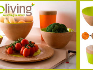 Saladier "ECOLIVING" et Couvert à salade "ECOLIVING, CHEVALIER DIFFUSION CHEVALIER DIFFUSION Modern kitchen