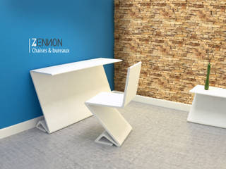 Mobilier Zennon, Texture Design Texture Design Bureau minimaliste