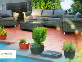 Loungegruppe Orlando in Naturbraun, Too-Design GmbH Too-Design GmbH Garden Furniture
