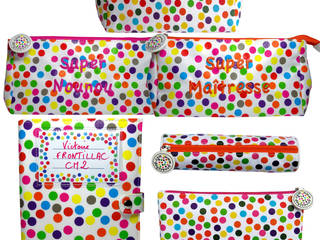 Trousse multi-usages pois multicolores, anna's shop anna's shop Estudios y despachos Accesorios y decoración