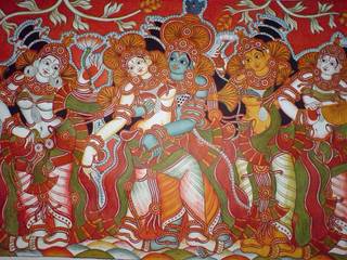 Traditional tanjore paintings and Kerala murals, SHEEVIA INTERIOR CONCEPTS SHEEVIA INTERIOR CONCEPTS Lebih banyak kamar