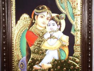 Traditional tanjore paintings and Kerala murals, SHEEVIA INTERIOR CONCEPTS SHEEVIA INTERIOR CONCEPTS غرف اخرى