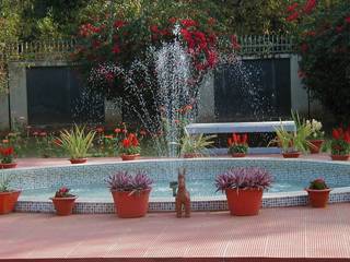 Garden land scaping & decoration, Anna Interiors Anna Interiors Jardines rústicos Decoración y accesorios