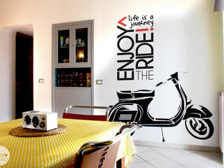M&V flat, Spazio 14 10 Spazio 14 10 Eclectische woonkamers