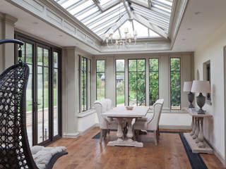 Orangery with Bronze Casements, Vale Garden Houses Vale Garden Houses Anexos de estilo moderno