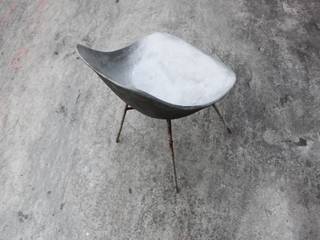 D'Hauteville concrete chair, Lyon Béton Lyon Béton Industrial style kitchen