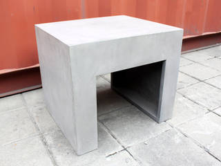 Concrete stool, Lyon Béton Lyon Béton Sala da pranzo minimalista