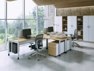 OKA Simply, OKA Büromöbel GmbH & Co. KG OKA Büromöbel GmbH & Co. KG Modern study/office