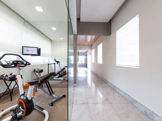 Casa Sorteo Tec No.191, ARQUIPLAN ARQUIPLAN Moderne fitnessruimtes