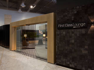 GRU First Class/Executive Lounge, Leticia Nobell Arquitetos Leticia Nobell Arquitetos พื้นที่เชิงพาณิชย์