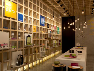 Bento Store, Leticia Nobell Arquitetos Leticia Nobell Arquitetos Commercial spaces