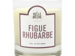 Bougie parfumée Figue Rhubarbe, LA BELLE MÈCHE LA BELLE MÈCHE Casas eclécticas