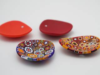 Piatti e ciotole millefiori, ercole moretti murano ercole moretti murano 客廳