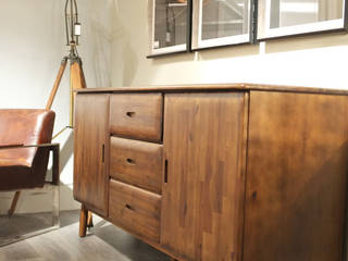 Mid Century Style Walnut Sideboard, Cambrewood Cambrewood Living room