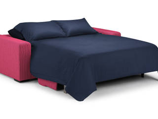 Sleigh Bed Low, THE STORAGE BED THE STORAGE BED モダンスタイルの寝室