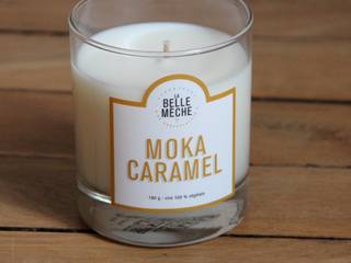 Bougie parfumée Moka Caramel, LA BELLE MÈCHE LA BELLE MÈCHE Casas eclécticas