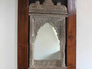 Frames and mirrors, Uttara And Adwait Furniture Uttara And Adwait Furniture Rustic style corridor, hallway & stairs