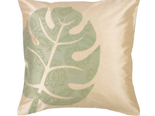Handmade Silk Floral Cushions, Le Cocon Le Cocon Tropical style living room
