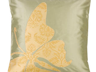Wild Life Handmade Silk Cushions, Le Cocon Le Cocon Ruang Keluarga Gaya Asia