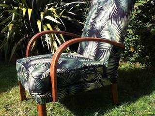 1940's Utility Palm Chair, Sketch Interiors Sketch Interiors Salones de estilo tropical