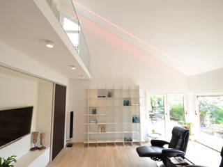 Umbau 90er Jahre Wohnhaus, HONEYandSPICE innenarchitektur + design HONEYandSPICE innenarchitektur + design Living room