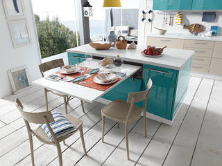homify Modern Kitchen Tables & chairs