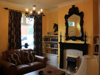 Georgian style lounge, Girl About The House Girl About The House Living roomFireplaces & accessories Yellow