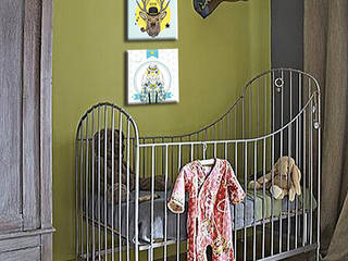 TAbleau banbin "HIPSTER", BY PIXELLISE BY PIXELLISE Eclectic style nursery/kids room