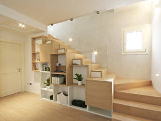 House in Marostica, Diego Gnoato Architect Diego Gnoato Architect Ruang Keluarga Modern TV stands & cabinets