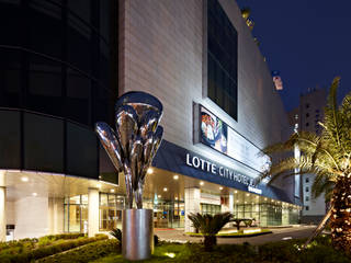 Lotte City Hotel Jeju, 나우동인건축사사무소 나우동인건축사사무소 Espacios comerciales