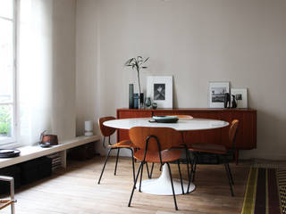 Rénovation appartement parisien 52m2, Miaow Design Miaow Design ห้องครัว