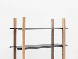 Slot Shelf, KLEMENS SCHILLINGER KLEMENS SCHILLINGER غرفة المعيشة