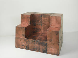 BOB System Copper cubes, Paul Kelley Ltd Paul Kelley Ltd Ogród wewnętrzny