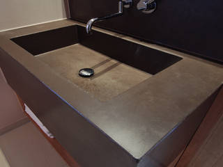 Betonwaschbecken Globulo, material raum form material raum form Modern bathroom