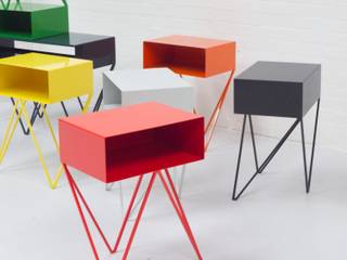 Robot Side Table, &New &New Quartos minimalistas Mesa de cabeceira
