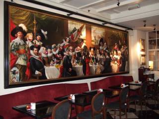 HALS’S BRUNCH – Hotel » Le Pulitzer » Amsterdam, Thierry Bruet Painter Thierry Bruet Painter Eclectic style dining room