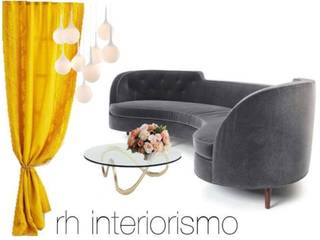 Deco Salón., rh interiorismo rh interiorismo 现代客厅設計點子、靈感 & 圖片