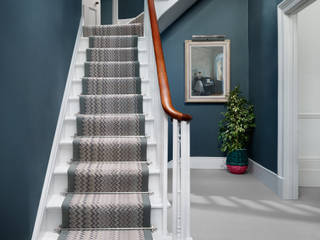 Fabulous colour Diamond Wools of New Zealand Modern corridor, hallway & stairs